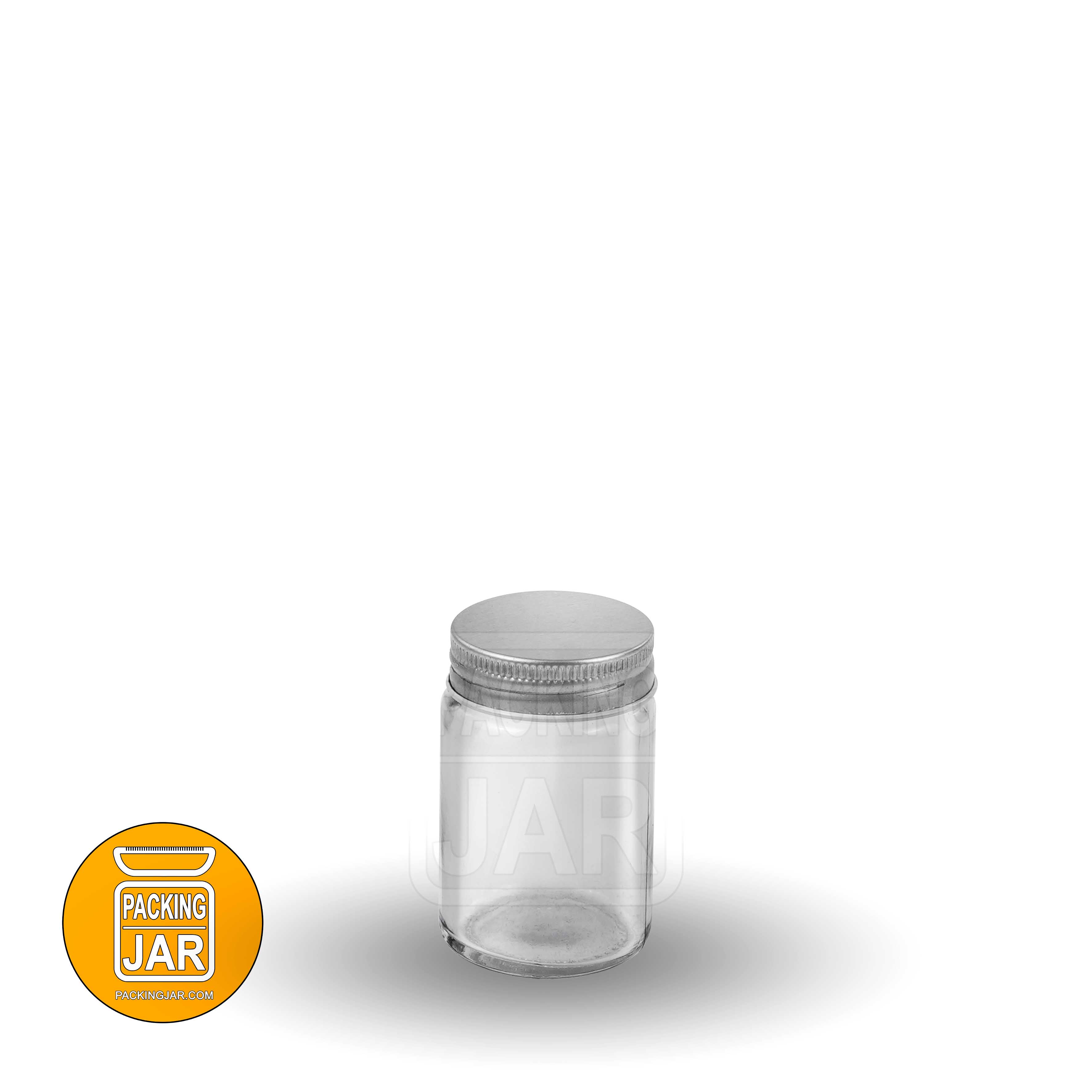 جار شیشه ای مک کارتی استوانه ای سایز 4